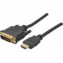 Hypertec 127881-HY video kabeļa adapteris 3 m HDMI Type A (Standard) DVI-D melns