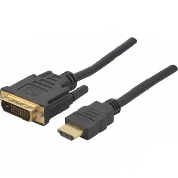 Hypertec 127891-HY video kabeļa adapteris 5 m HDMI Type A (Standard) DVI-D Melns