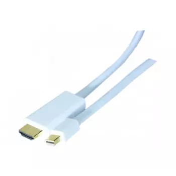 Hypertec 128061-HY video kabeļa adapteris 2 m HDMI Type A (Standard) Mini DisplayPort Balts
