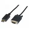 Hypertec 128213-HY video kabeļa adapteris 2 m VGA (D-Sub) DisplayPort Melns