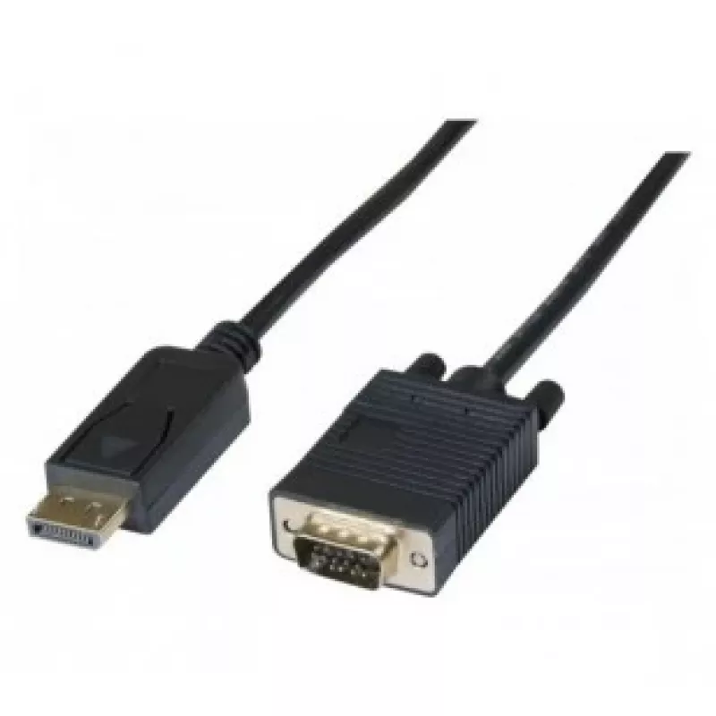 Hypertec 128213-HY video kabeļa adapteris 2 m VGA (D-Sub) DisplayPort Melns