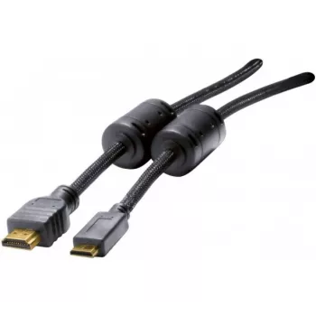 Hypertec 128271-HY HDMI kabelis 2 m HDMI Type A (Standarta) HDMI Type C (Mini) melns