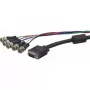 Hypertec 129151-HY video kabeļa adapteris 1,8 m VGA (D-Sub) 5 x BNC melns, zils, zaļš, sarkans, balts