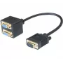 Hypertec 137036-HY VGA kabelis 0,3 m VGA (D-Sub) 2 x VGA (D-Sub) Melns