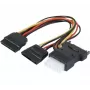 ATEN 147557 SATA kabelis 0,3 m SATA 15-pin 2 x SATA 15-pin + Molex (4-pin) Dažādas krāsas, Melns