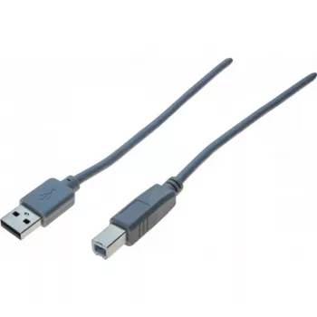 Hypertec 532403-HY USB kabelis USB 2.0 0.6 m USB A USB B pelēks