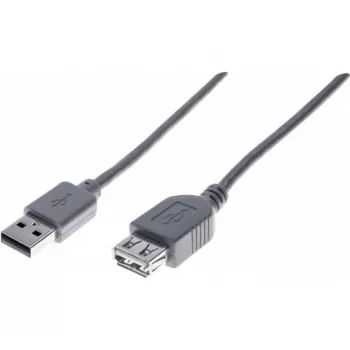 Hypertec 532412-HY USB kabelis USB 2.0 1 m USB A Pelēks
