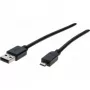 Hypertec 532452-HY USB kabelis USB 2.0 0.5 m USB A Micro-USB B Melns