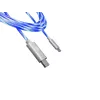 Oniverse Micro USB uzlādes kabelis ar LED - 2 metri - Balts (Multiplatform)