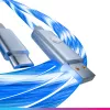Oniverse Micro USB uzlādes kabelis ar LED - 2 metri - Balts (Multiplatform)