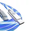Oniverse USB-C–USB-C ātrās uzlādes kabelis – 2 metri – LED (vairākplatformu)