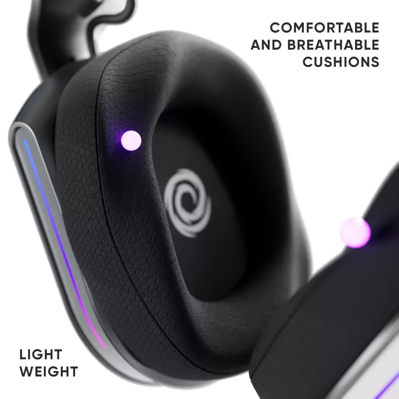 Oniverse Wireless Gaming Headset Polaris - Eclipse Melns (Multiplatform)