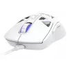Oniverse - Vadu spēļu pele Kryo - Luxion balta (PC), Piemērota abām rokām, Optiskā, USB Type-A, 13800 DPI, Balta