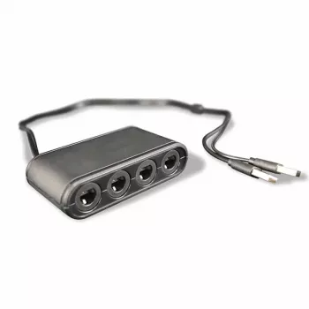 Steelplay Gamecube® kontrolleru adapteris (Switch), Nintendo Switch, Adapteris, Melns, USB, Vadu, 1 gab.