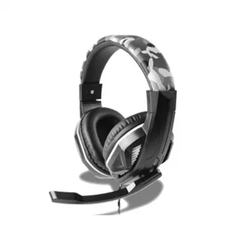 Steelplay vadu stereo austiņas - Hp42 - Ice Camo (Multi), vadu, spēlēm, 20 - 20000 Hz, 278 g, austiņas, kamuflāža