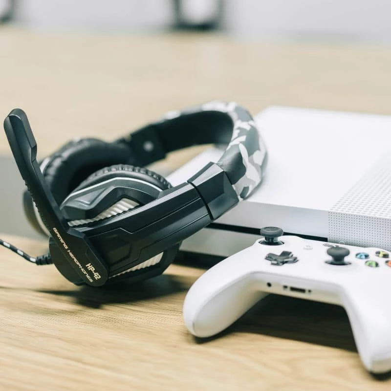 Steelplay vadu stereo austiņas - Hp42 - Ice Camo (Multi), vadu, spēlēm, 20 - 20000 Hz, 278 g, austiņas, kamuflāža