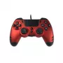 Lexip Metaltech - Vadu kontrolieris - Rubīnsarkanā krāsā (Multi), Spēļu kontrolieris, PC, PlayStation 4, D-spilventiņš, Sākuma poga, Opciju poga, Koplietošanas poga, Analogs / Digitāls, Daudzkrāsu, Vadu