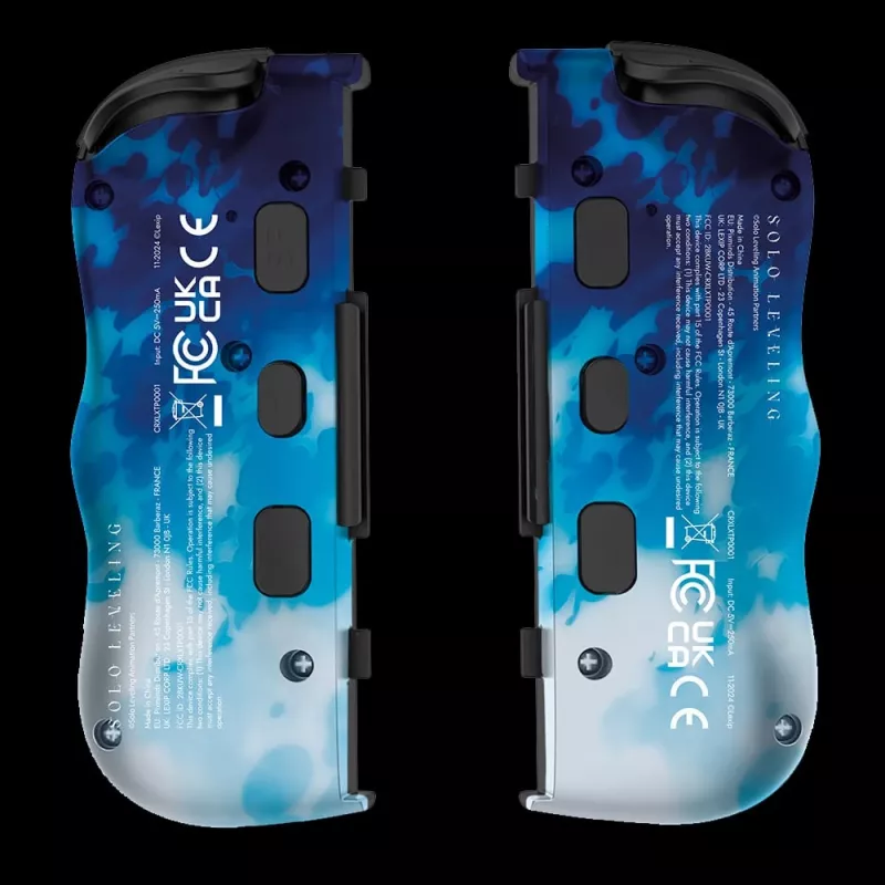 Lexip X CRUNCHYROLL - SUNG JIN-WOO TWIN PADS WL, spēļu kontrolieris, Nintendo Switch 2, D-virziena poga, virziena pogas, analogā / digitālā, bezvadu, zila, balta