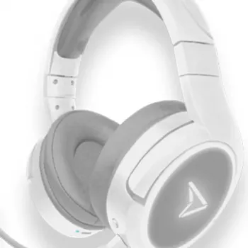 Steelplay Bluetooth Headset- Impulse balta (Multi), vadu un bezvadu, spēļu, 20 - 20000 Hz, 305 g, austiņas, gaiši pelēka, balta