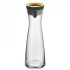 WMF Basic ūdens karafe 1,0 zelta dizains, Karafe, 1 L, Zelts, Melns, Caurspīdīgs, Stikls, Apaļš, Köhler & Wilms