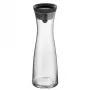 WMF Basic ūdens karafe 1,0 melna, Karafe, 1 L, Melna, Caurspīdīga, Stikls, Apaļa, Köhler & Wilms