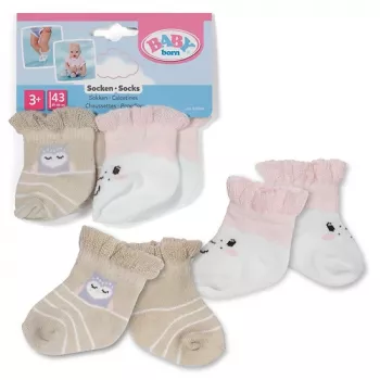 BABY born Zeķes Aita 2 pāri 43cm Leļļu zeķes
