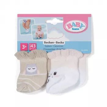 BABY born Zeķes Aita 2 pāri 43cm Leļļu zeķes