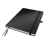 Leitz Notebook Complete A4 rūtaina 96 grami 80 lapas, Melna, A4, 80 lapas, 96 g/m², Rūtains papīrs, Cietais vāks