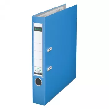 Leitz 180° sviras mehānisma ātršuvējs, plastmasas, 50 mm gredzenu saistviela A4, zils