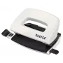 Leitz NeXXt perforators WOW Mini 2 caurumu / 10 lapām, 10 lapas, balts, melns, plastmasa, 8 cm, 5,5 mm