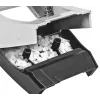 Leitz NeXXt perforators WOW Mini 2 caurumu / 10 lapām, 10 lapas, balts, melns, plastmasa, 8 cm, 5,5 mm