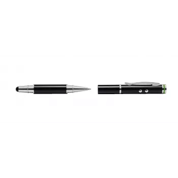 Leitz Stylus pildspalvas 4 vienā Complete skārienjūtīgo ierīču ierīcēm, Universāla, Jebkurš zīmols, Melna, iPad, Misiņš, Silikons, LR41