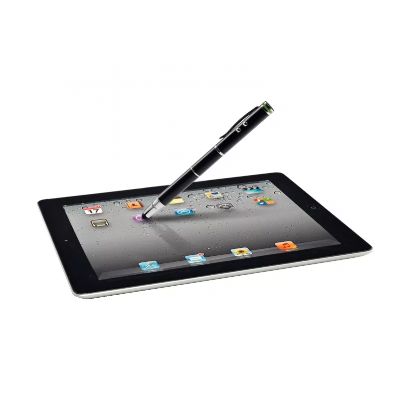 Leitz Stylus pildspalvas 4 vienā Complete skārienjūtīgo ierīču ierīcēm, Universāla, Jebkurš zīmols, Melna, iPad, Misiņš, Silikons, LR41