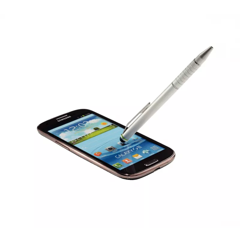 Leitz Stylus pildspalvas 2-in-1 Complete skārienjūtīgo ierīču ekrāniem, Universāla, Jebkurš zīmols, Sudraba krāsa, iPad, Alumīnijs, Silikons, 10 g