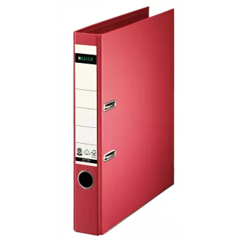 Leitz 10080025 gredzenu mape A4 sarkana
