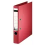 Leitz 10080025 gredzenu mape A4 sarkana