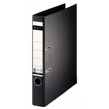 Leitz 10080095 gredzenu mape A4 Melna