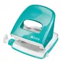 Leitz NeXXt caurumotājs WOW 5008 metāla 2-caurumu / 30 lapām, 30 lapas, zils, balts, metāls, 8 cm, 5,5 mm, A6