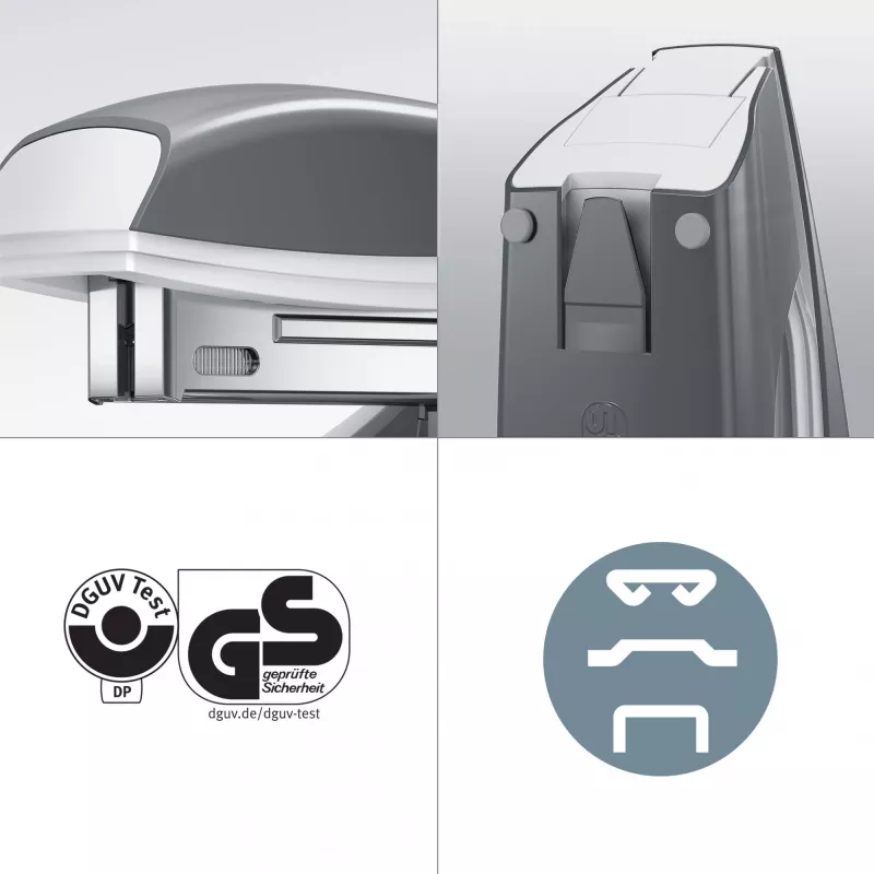 Leitz skavotājs WOW 5502 metāla 30 loksnēm, 30 loksnes, purpursarkana, P3, metāls, plastmasa, 80 g/m², 4 cm