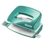 Leitz NeXXt caurumsitējs WOW Mini 2-caurumi / 10 lapas, 10 lapas, Tirkīzzila, Pelēks, Plastmasa, 8 cm, 5,5 mm, A4