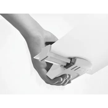 Leitz NeXXt caurumsitējs WOW Mini 2-caurumi / 10 lapas, 10 lapas, Tirkīzzila, Pelēks, Plastmasa, 8 cm, 5,5 mm, A4