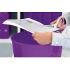 Leitz WOW Titanium biroja šķēres 205 mm, taisns griezums, viena, violeta, balta, nerūsējošais tērauds, biroja šķēres, titāns