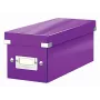 Leitz Click & Store WOW CD glabāšanas kaste, purpura, kartons, 440 g