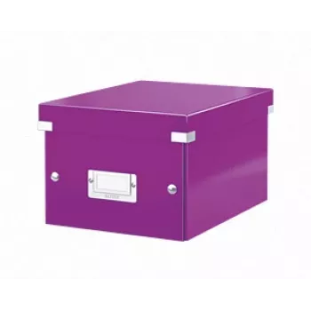 Leitz Click & Store WOW Mazā uzglabāšanas kaste, violeta, kartons, 540 g