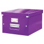 Leitz Click & Store WOW Vidēja izmēra uzglabāšanas kaste, violeta, kartons, 16,7 L, 281 mm, 200 mm, 265 x 335 x 188 mm