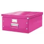 Leitz Click & Store WOW lielā uzglabāšanas kaste, rozā, kartons, niķelis, 369 mm, 482 mm, 200 mm