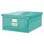 Leitz Click & Store WOW lielā uzglabāšanas kaste, tirkīzzila, kartons, 29,6 L, 1,28 kg, 1 gab.
