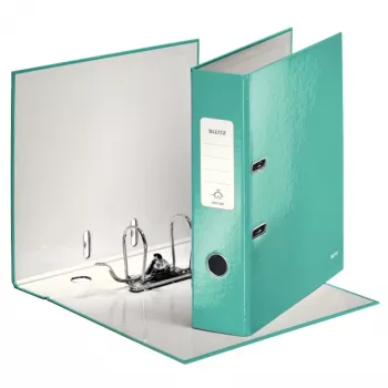 Leitz sviru mape 180° WOW POB/laminēta A4/80mm, A4, kartons, tirkīzzila, 600 lapas, 80 g/m², 8 cm