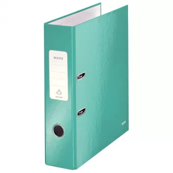 Leitz sviru mape 180° WOW POB/laminēta A4/80mm, A4, kartons, tirkīzzila, 600 lapas, 80 g/m², 8 cm