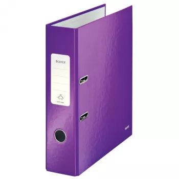 Leitz reģistrators 180° WOW POB/laminēts A4/80mm, A4, kartons, violets, 600 loksnes, 80 g/m², 8 cm